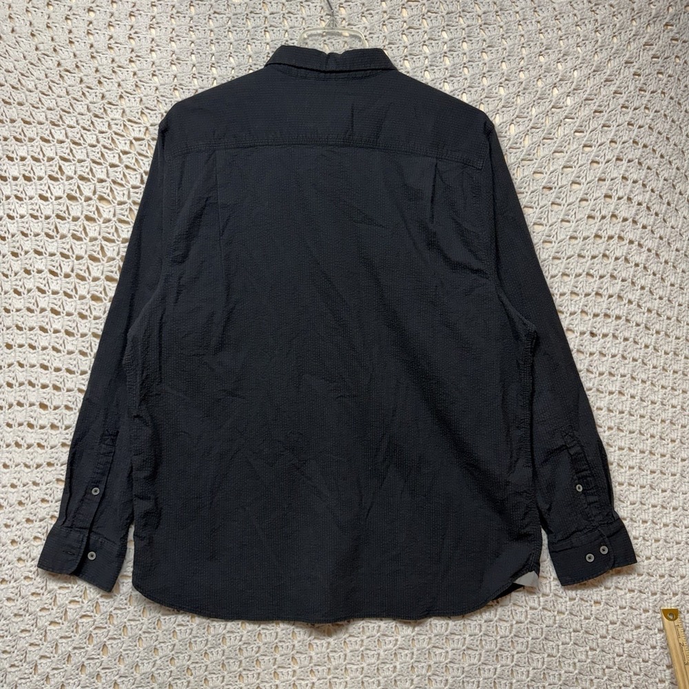 Tommy Bahama Shirt Mens Sz XL Black Striped Long Sleeve Button Up - Picture 3 of 9
